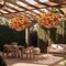 Artificial Fake Hanging Baskets Flowers for Outdoors Spring Decoration, Faux Silk Daisy Plants UV Resistant Look Real Outside Yard Patio Front Porch Garden Balcony Home Decor (Orange Yellow Brown) 15.7"D x 15.7"W x 19.7"H